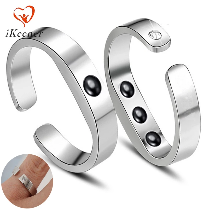 

Anti Snore Sleep Therapy Ring Device Magnetic Acupressure Against Snoring Finger Ring for Better Sleeping Aid Treatment
