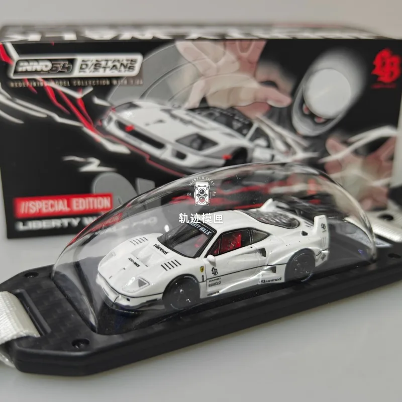 In stock 1:64 2026HEC limited edition F40 wearable alloy simulation car model, boy toy gift, room collection statue