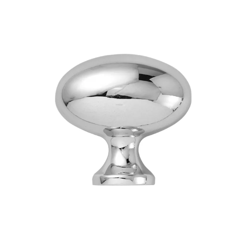 

French Style Solid Silver Egg Drawer Handle for Cabinet Door Furniture