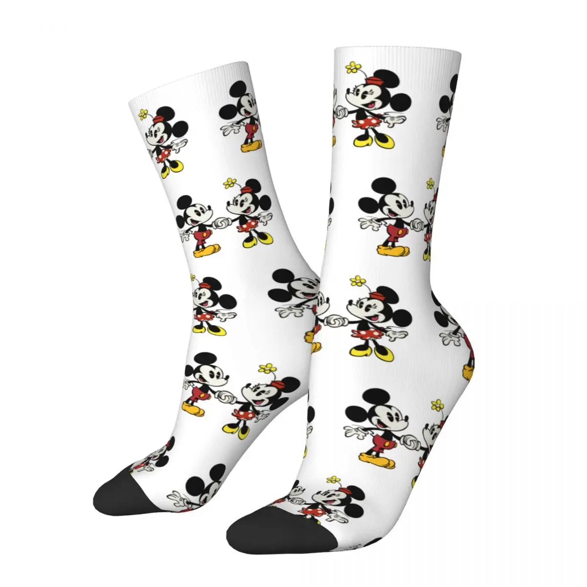 

Mickey And Minnie Socks Accessories Comfortable Middle Tube Socks Sweat Absorbing