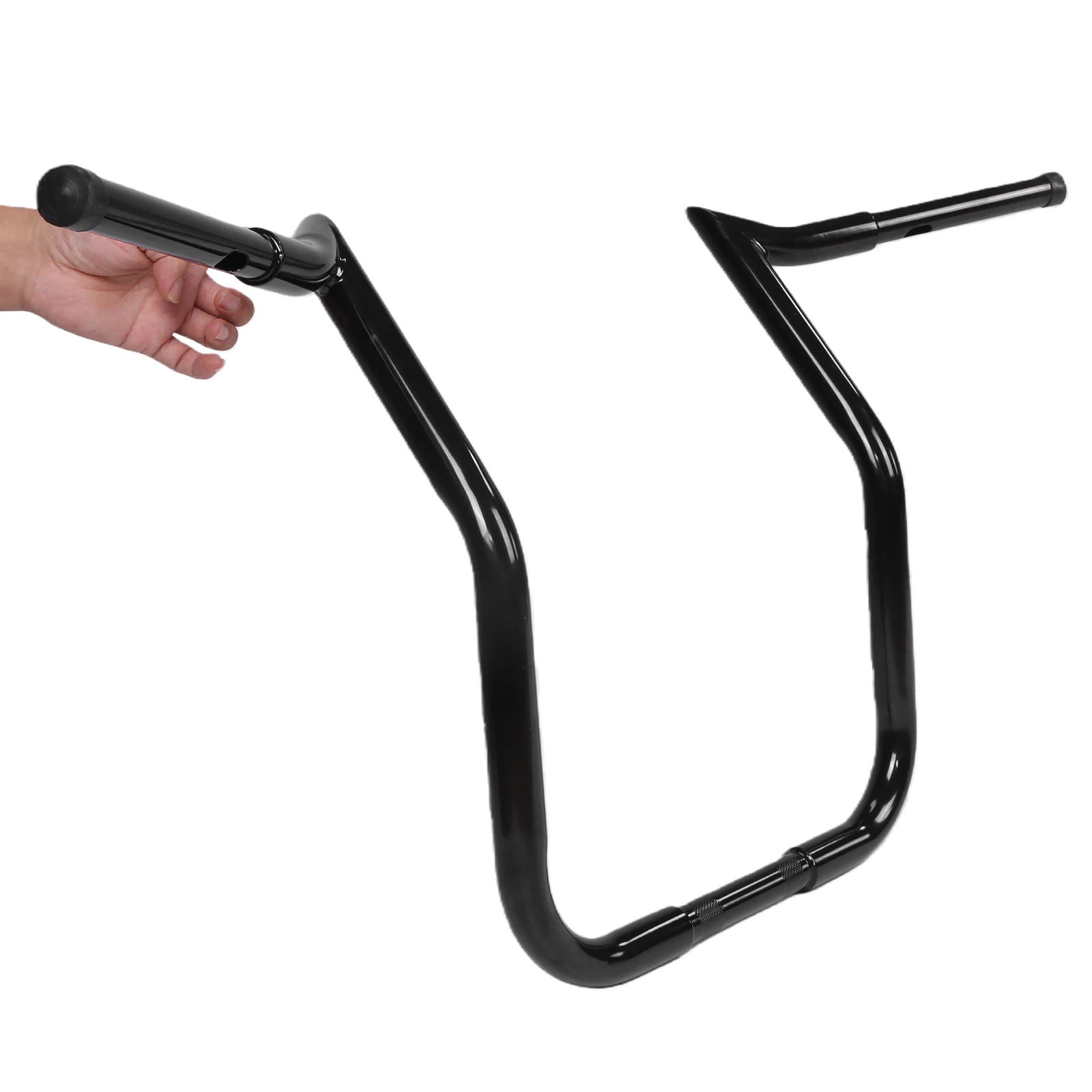 

16inch Monkey Bagger Compatible for Harley Meathook Ape Hanger Bars (No Heated Grip Wires)