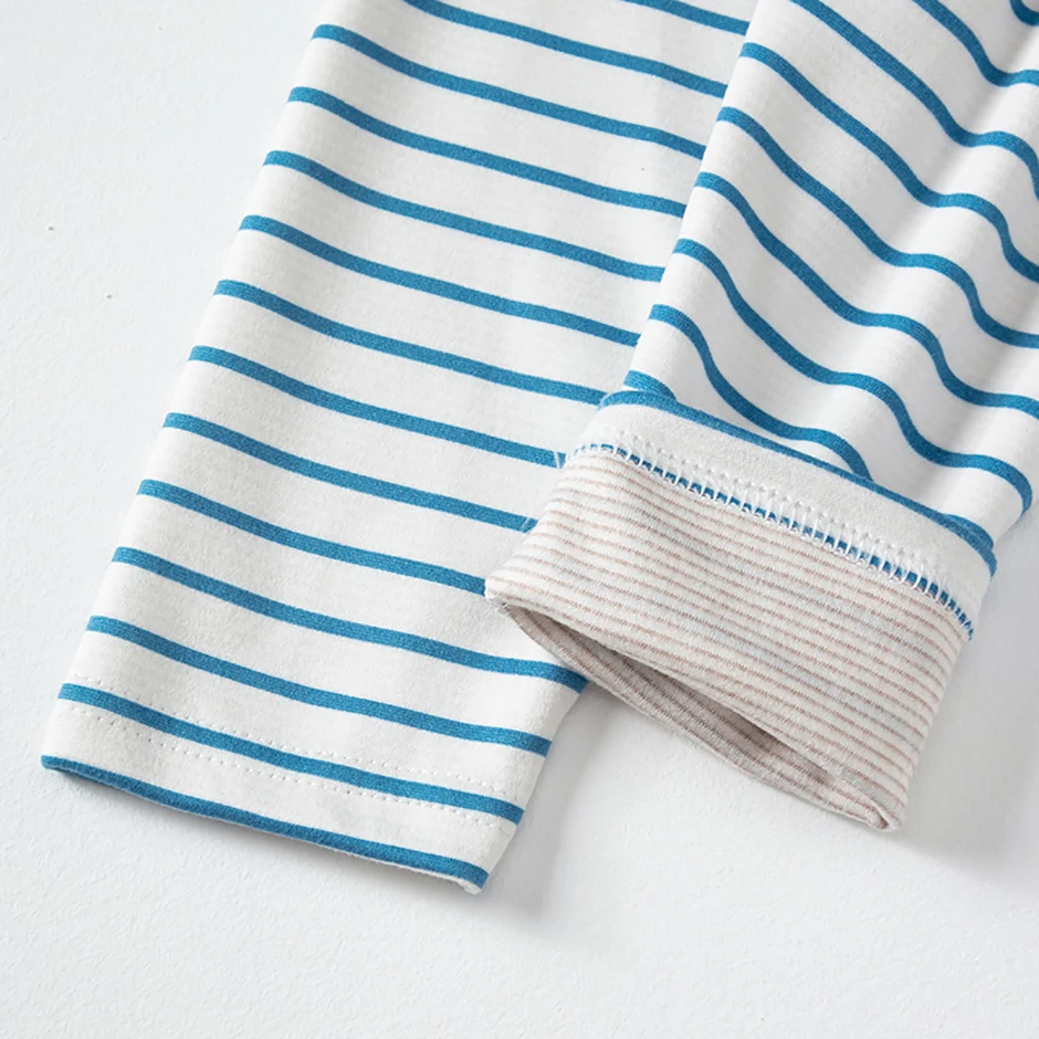 2-teiliges Kinder-Set, Jungen/Mädchen, gleicher Stil, Herbst/Winter, warm, schweißabsorbierend, bedruckt, mehrfarbig, modische Pyjamas – Detail 28