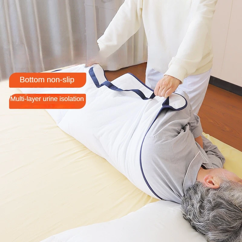 

Waterproof and Non-slip Reusable Pad for Elderly Incontinence Bedridden Patients, Urine Absorbent Turning and Positioning Care