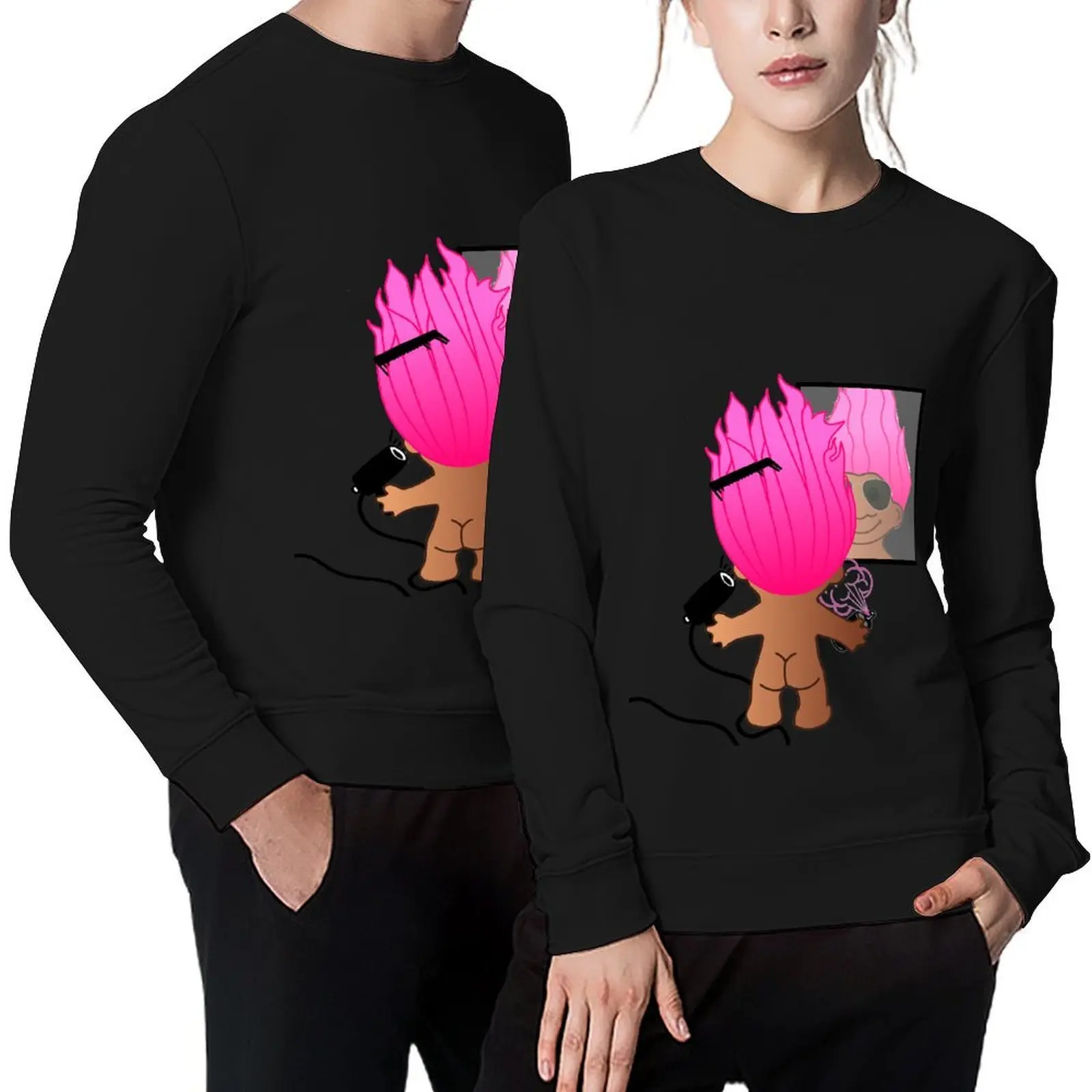 

troll doll Pullover aesthetic clothing men wear men's sweat-shirt set blouse aesthetic sweatshirts