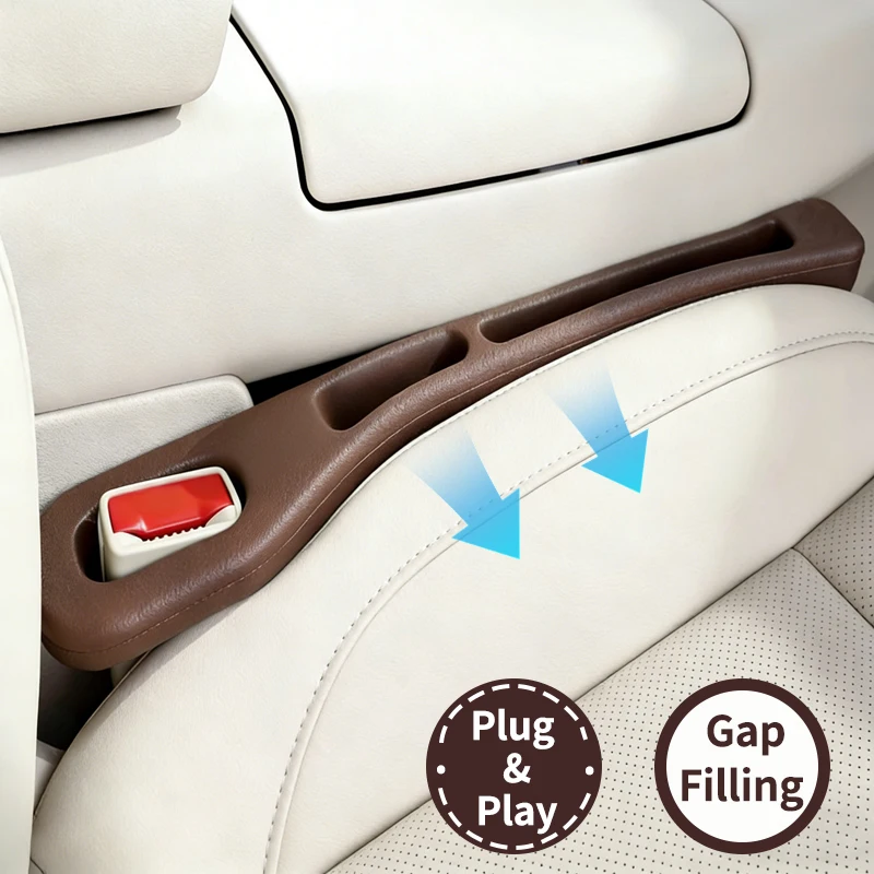 Car Gap Filler Strip For VinFast VF8  Anti-Leakage Anti-Drop Gap Seal Strip Space-Saving Car Storage Gadget 2Pcs Plug-And-Play