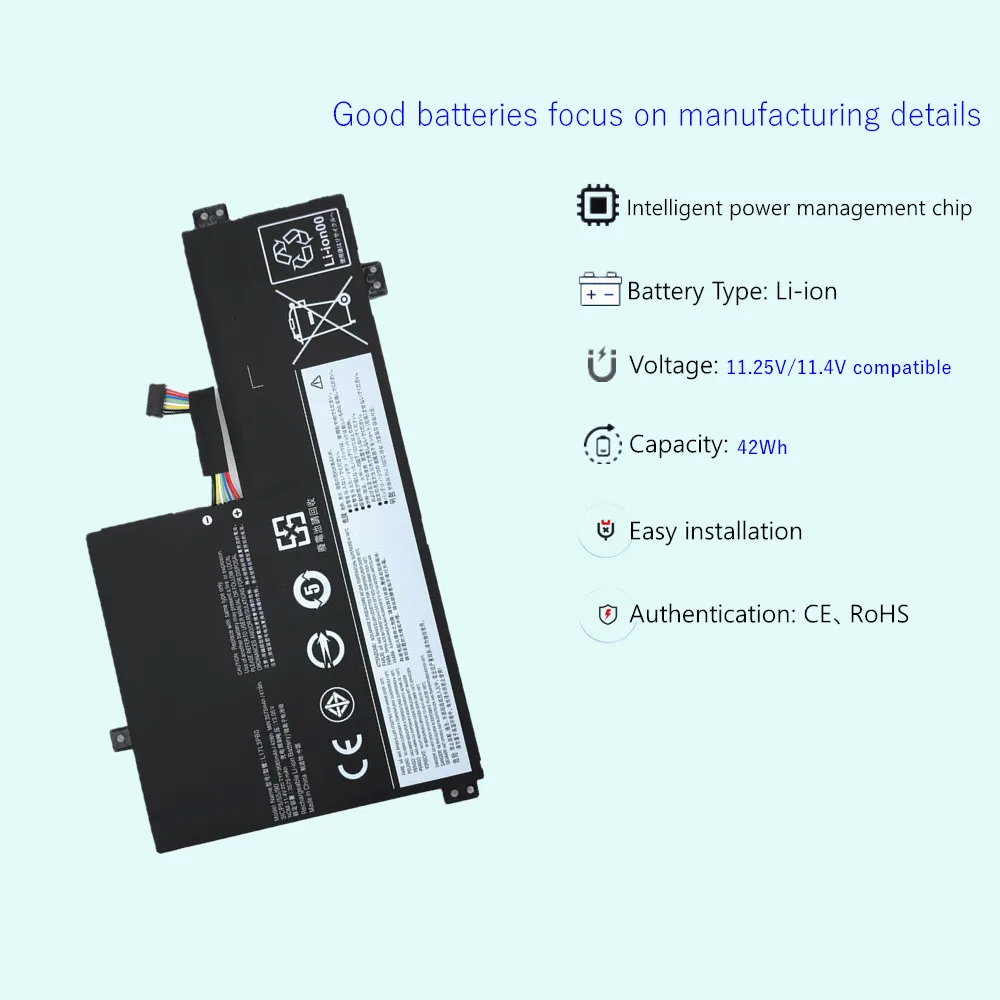 L17M3PB0 L17C3PG0 L17L3PB0 Laptop Battery For Lenovo Chromebook 500E-81es 100e-81ER 5B10Q13163