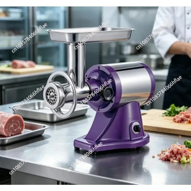 Commercial & Household Meat Grinder, Electric Meat Mincer Machine 220V 1cm 525mm * 350mm * 432mm ssss