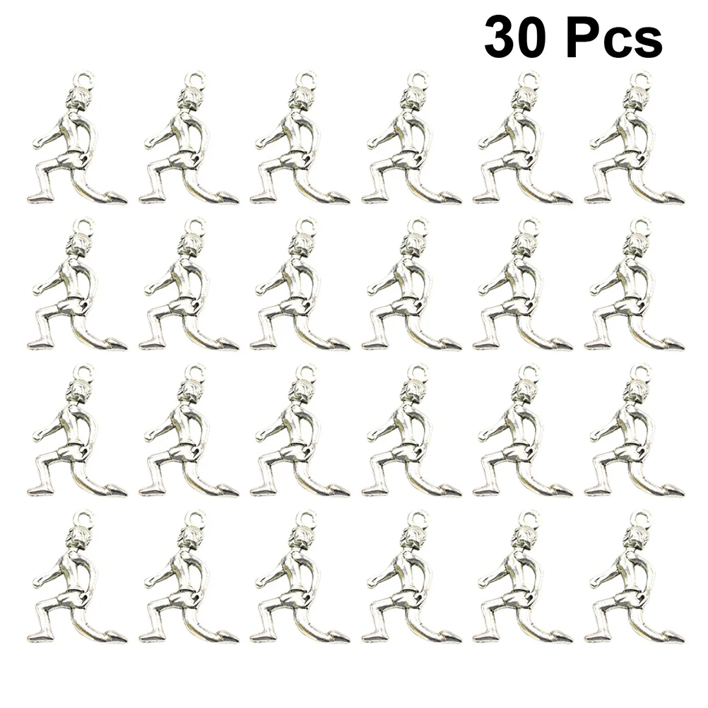 

30 шт., подвеска-бегун, подвески из сплава, аксессуары для изготовления ювелирных изделий своими руками, ожерелье, браслет, подарки, прочный кулон из сплава, подвеска