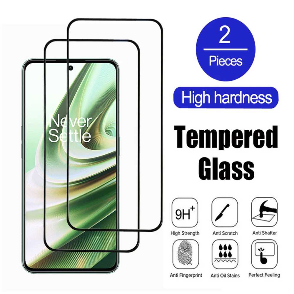 2Pcs Protective Tempered Glass For Oneplus 7 8 9 10 Screen Protector For Oneplus Nord 7T 9R 9RT 10R 10T Transparent Glass Film