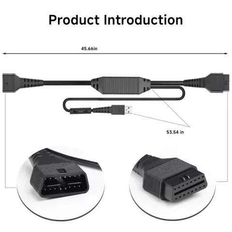 Оригинальный запуск X431 Doip Cable Connector 16-контактный адаптер для DBScar VII DBScar7