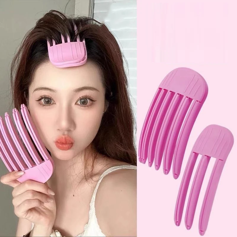 Magic Hair Root Natural Fluffy Hair Clip No Heat Rollers Hair Styling Clip Bangs Hairpin Women Hair Curler Bangs Salon Styling