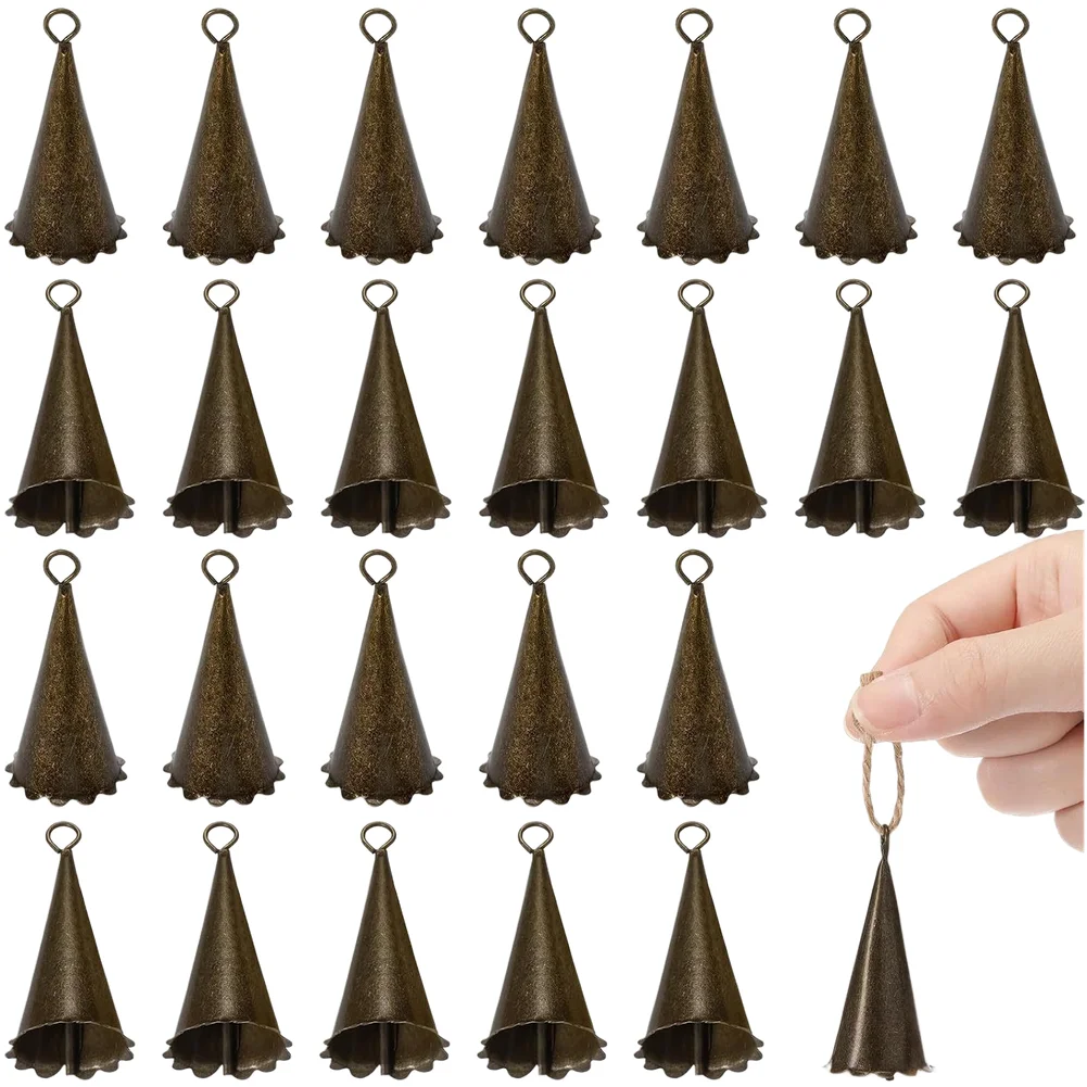 Bronze Metal Bells For Crafts Home Decoration Bronze Wind Chimes Long Lasting Durability Sturdy Iron Construction