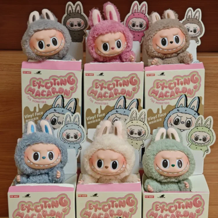 

POPMART LABUBU The Monsters Exciting Macaron Series Blind Box Vinyl Dolls Pendants Surprise Mystery Box Kawaii Anime Figure