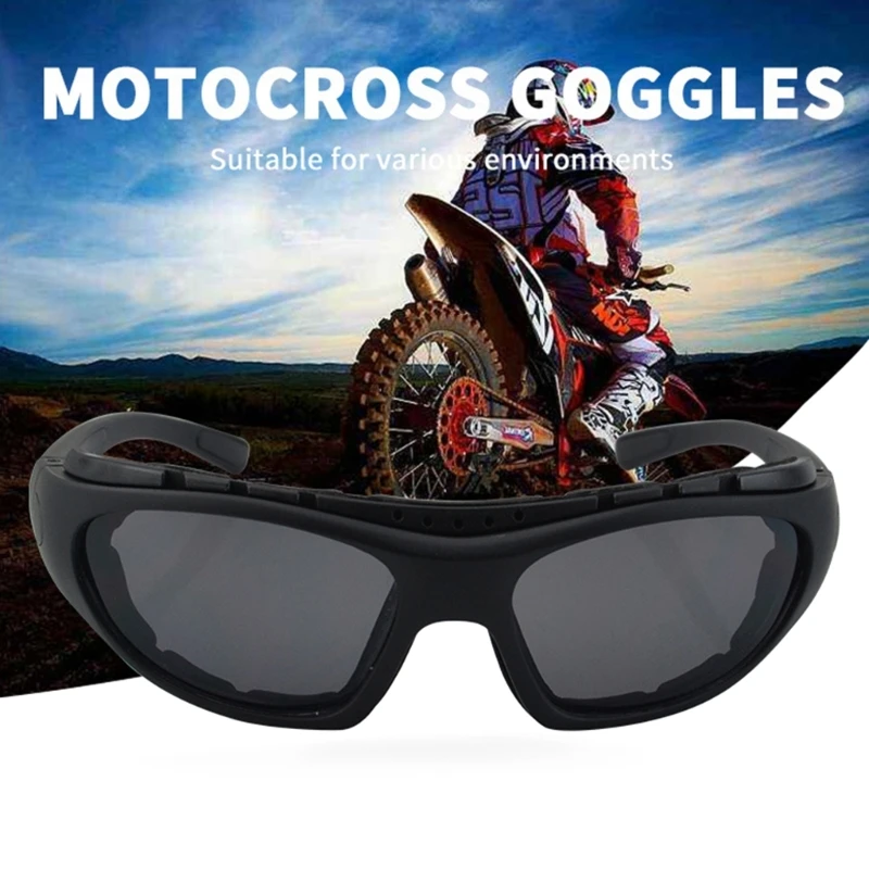 

Motorcycle Goggles Polarized Riding Glasses for Men Boating Cycling Windproof Anti-UV Sunglasses Protective Eyewear