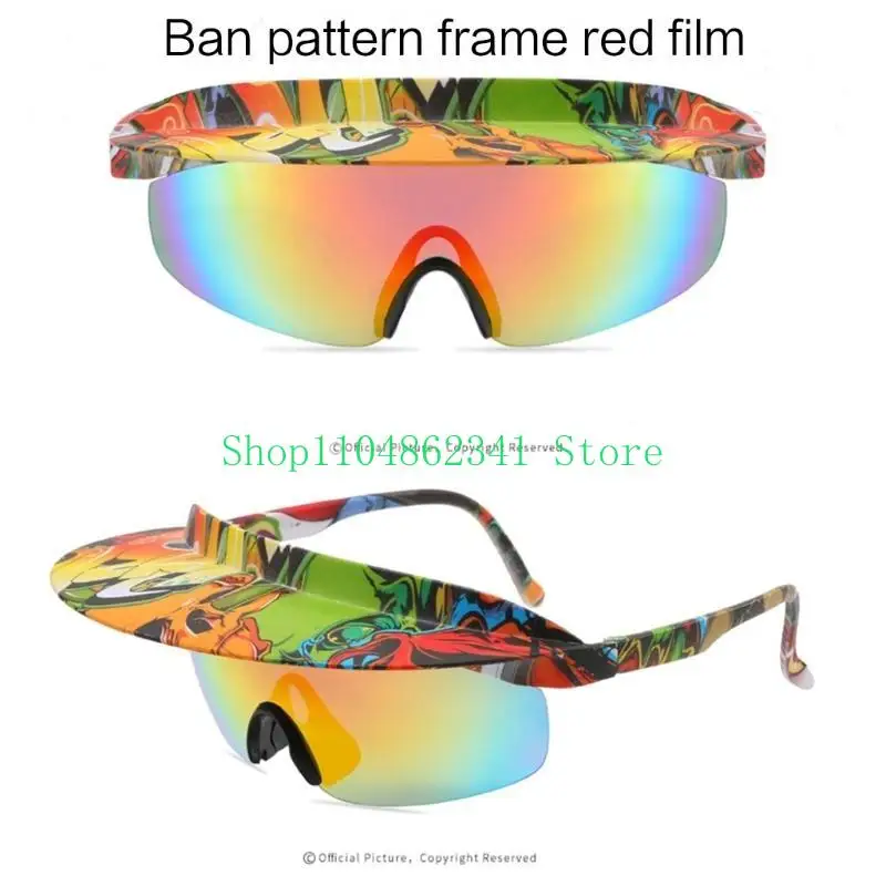 5ASD الأشعة فوق البنفسجية نظارة شمسية رياضية للرياضات للبالغين درع العدسة