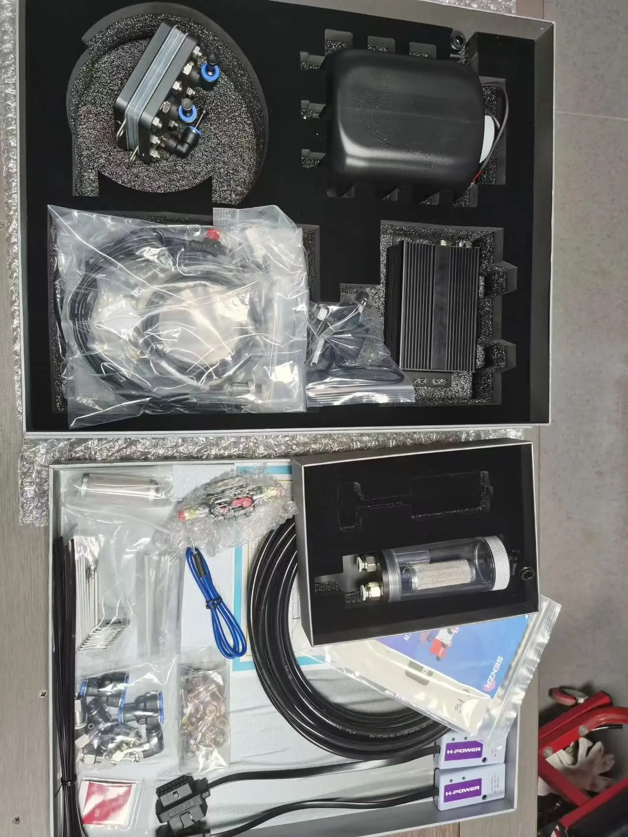 Hydrogen Car Kit Auto Fuel Engine Power Boost Water Splitting Hydrogen Generator Engine Parts