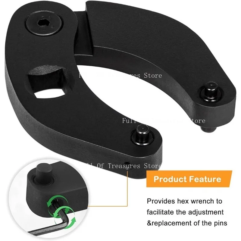 

For 1266&7463 Hydraulic Cylinder Small Adjustable Gland Nut Wrench Tool Locking and Tightening Remover