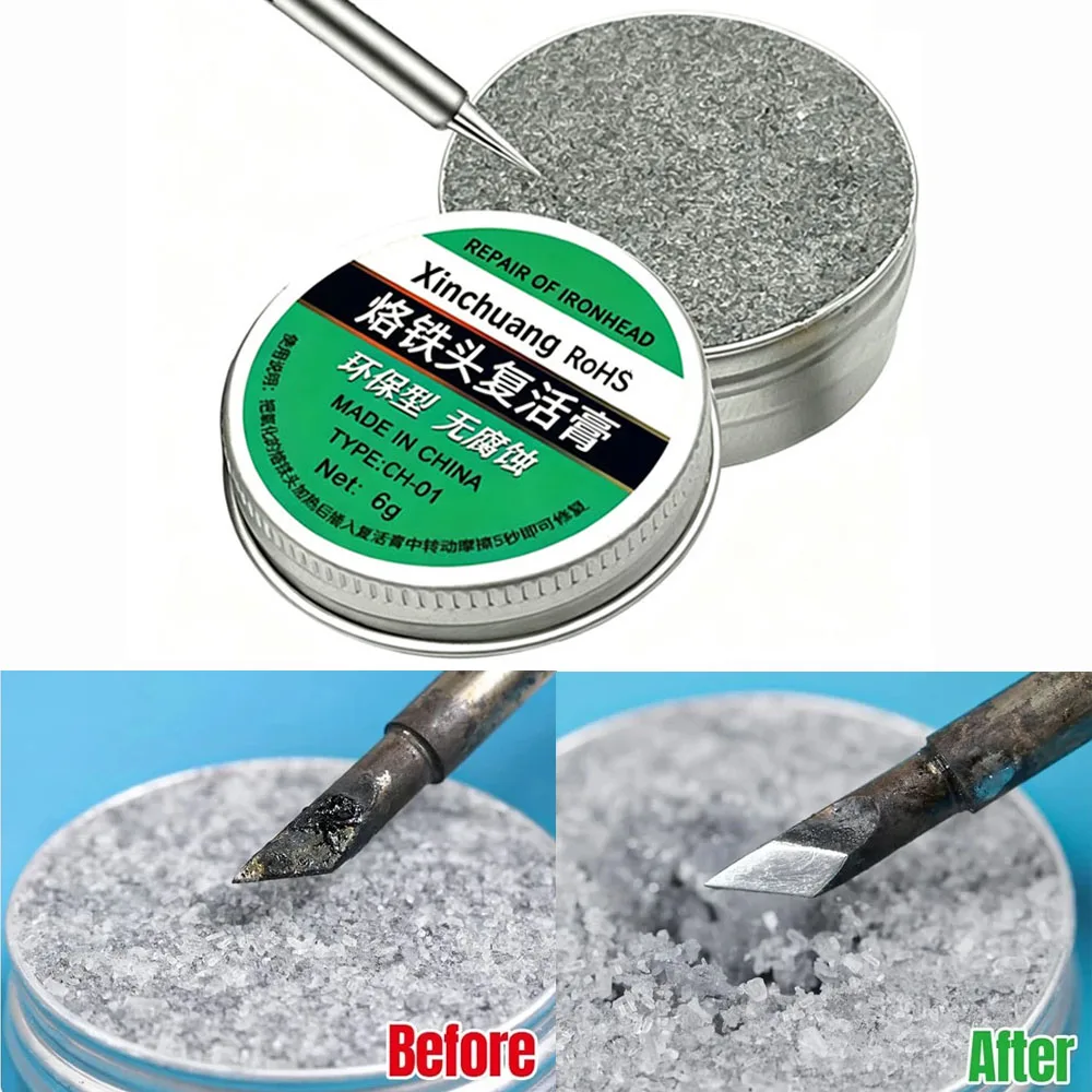 6-60g Soldering Iron Tip Tinner Activator Tip Cleaner Remover Refresher Non-stick Tin Solder Cream Clean Paste