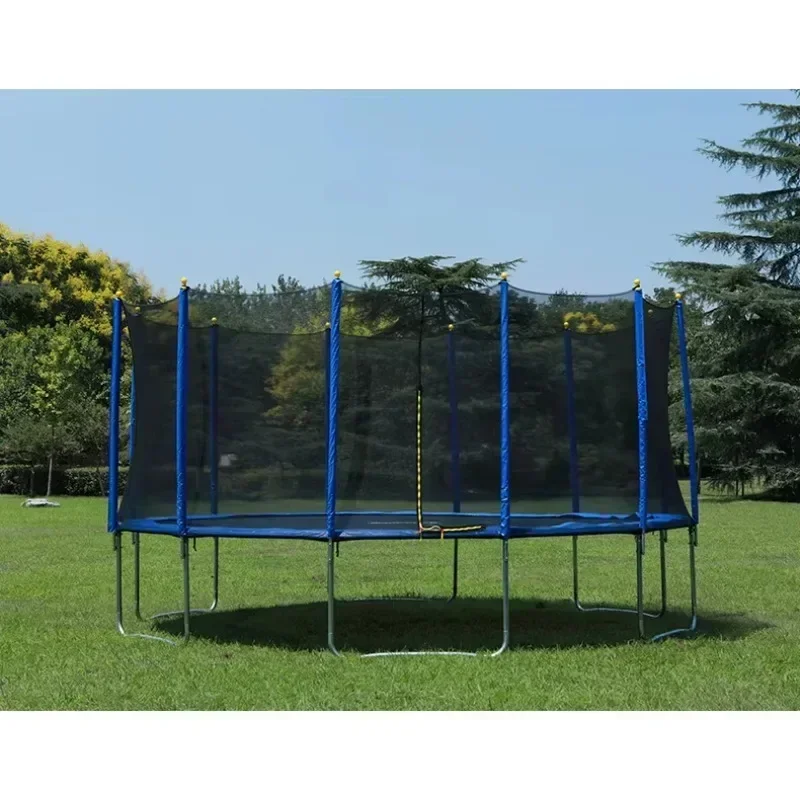 Manufacturers Stable Strong Kids And Adult Trampoline Outdoor Big Spring Round 18 Ft 16 Ft Trampoline Basketball Court