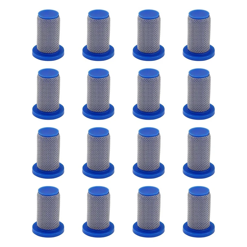 HLZS-For Teejet Sprayer Nozzles 16Pcs 8079-PP-50 Stainless Steel 50 Mesh Screen Strainer