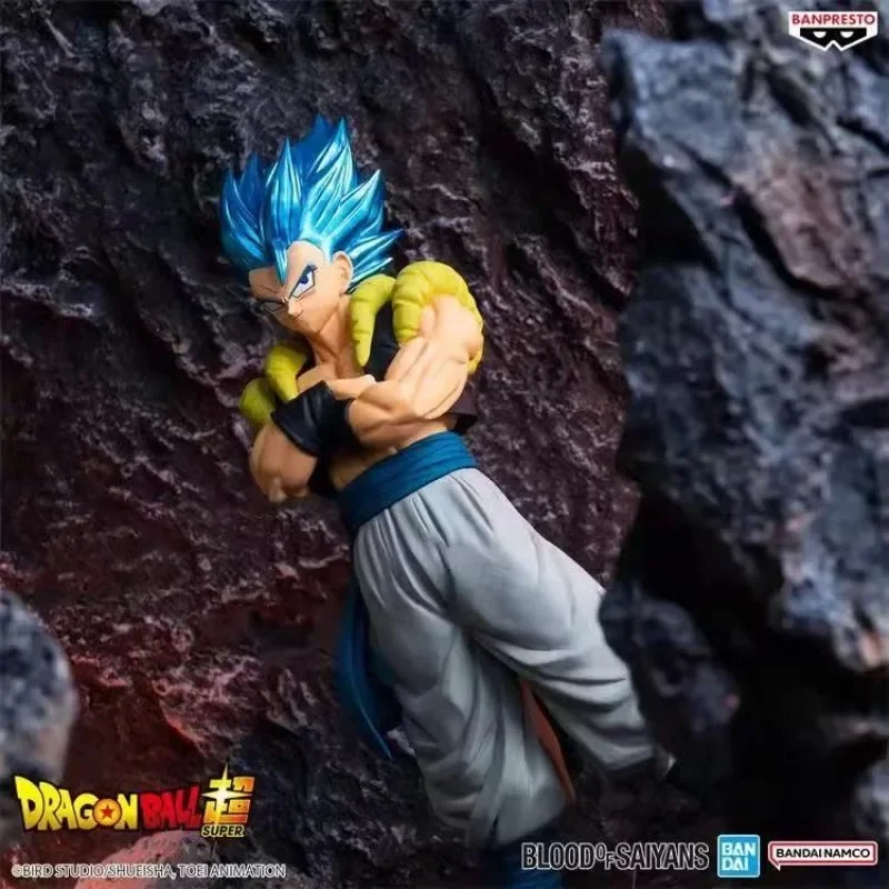 Bandai Original Banpresto Anime Dragon Ball SUPER BLOOD OF SAIYANS SPECIALXVIII Gogeta PVC figura de acción juguete coleccionable