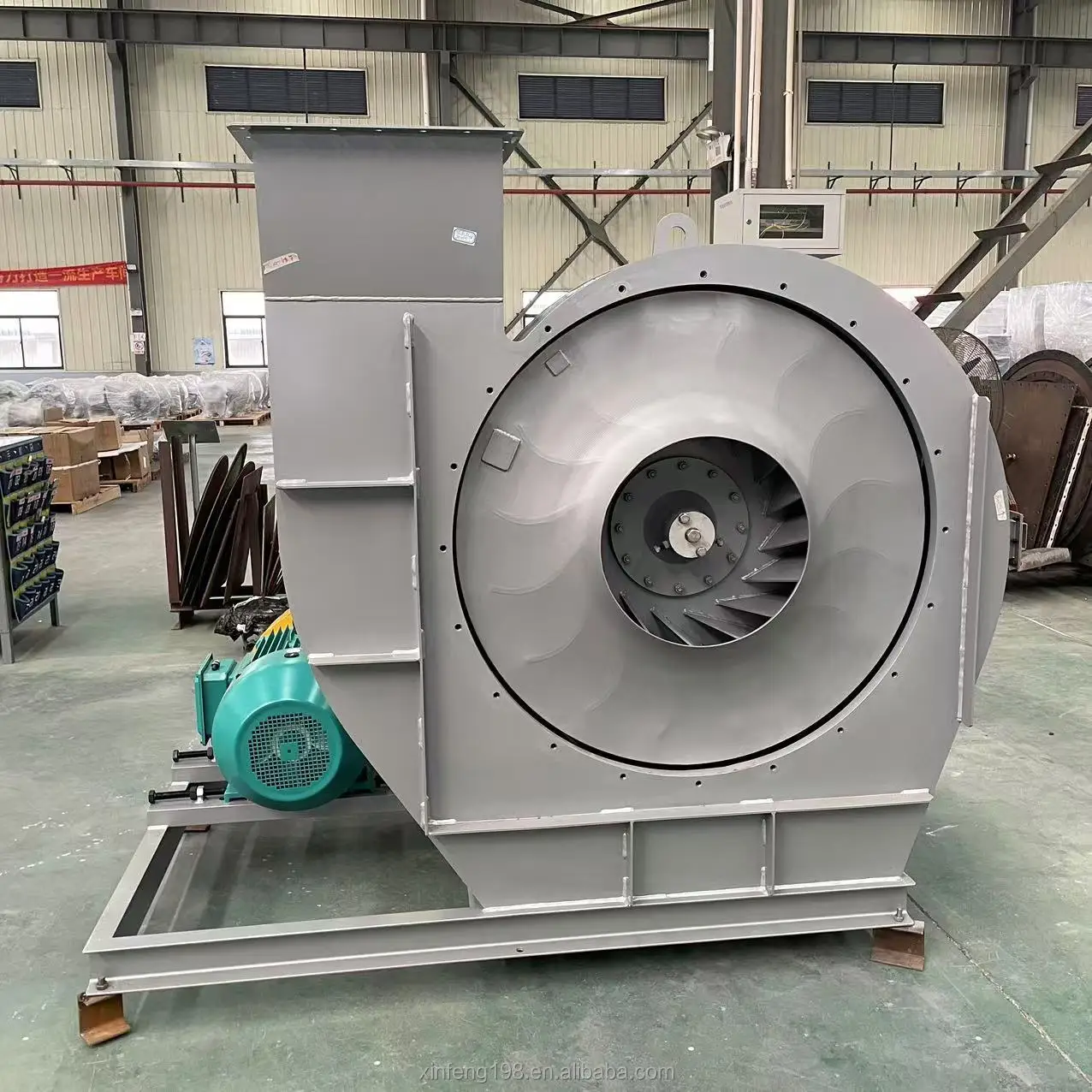 

Industrial Chimney Extractor Fan For Fireplace 220V/230V Smoke Roof Exhaust Fan With Stainless Steel Blades