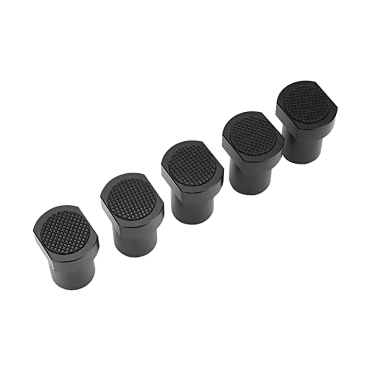 

Reliable 5 Pack Bench Dog Woodworking Clamp Table Stop with Non-Slip Pad for 20mm Dog Hole Aluminum Alloy