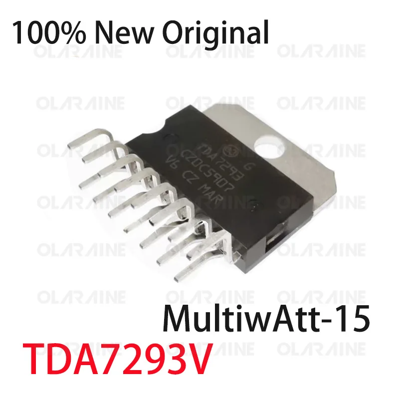 

1/5/10Pcs TDA7293V Audio amplifiers Power 100 W Multiwatt-15 Voltage 50 V 1 Channel Current 10 A