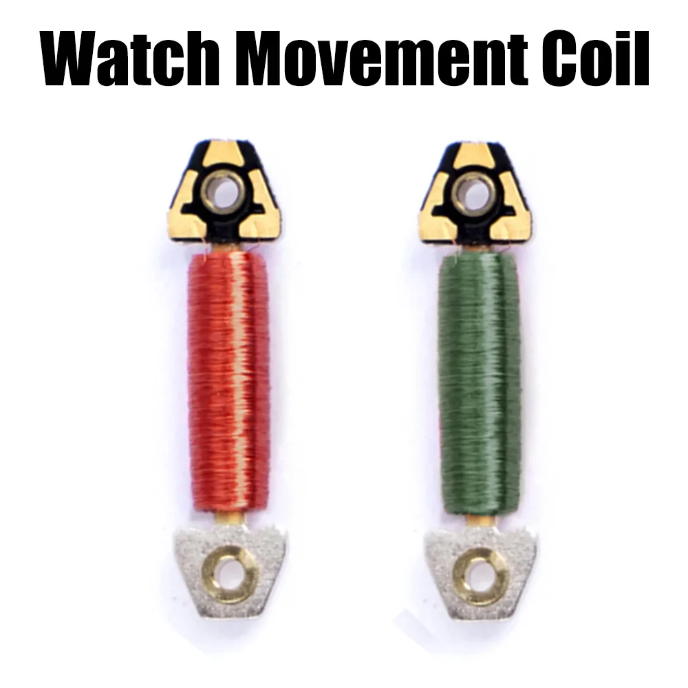 Bobina de Movimiento para Reloj, Compatible con el Movimiento Original ETA 251.262 de Suiza, Círculo Verde, Círculo Rojo, Pieza de Reparación de Bobina 251.272 para Relojero DIY