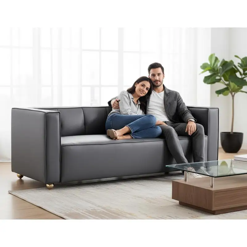 Elegant 3-Seater Po… - image