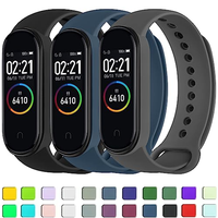 Strap for Mi Band 7 6 5 4 3 Watchband Sport Silicone Smartwatch Bracelet for Xiaomi Mi Band 6 4 7 5 Strap Accessories Wristband