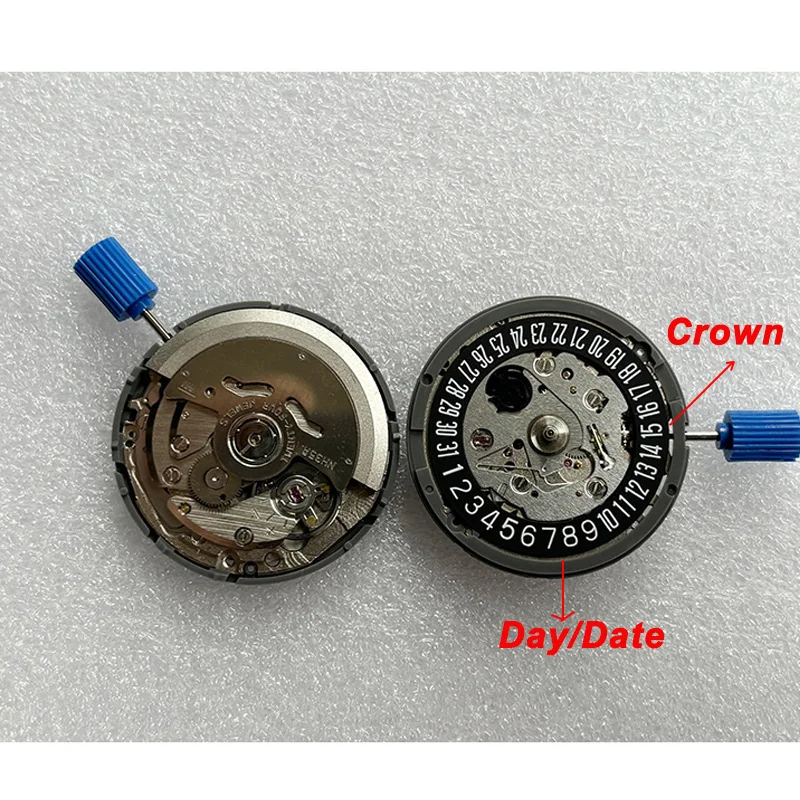 Japan Original Nh35 Movement Crown At 3.8 3 6 Nh35A With Black Date Automatic Mechanical Watch Dial Mods Repair Watchmaker image 3