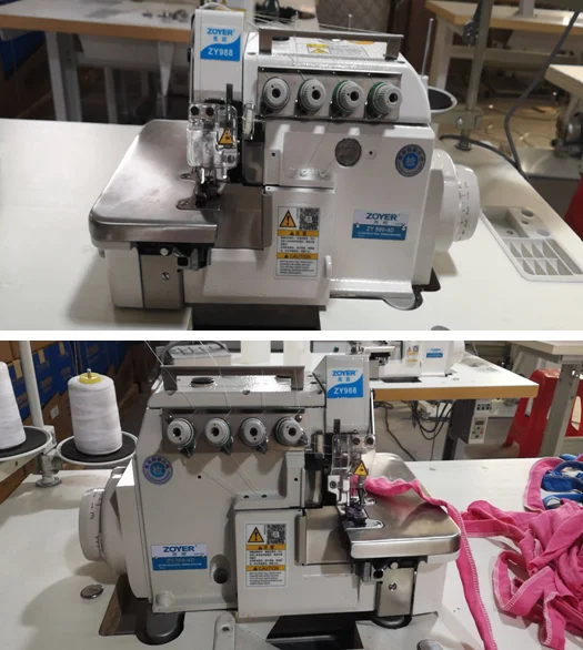 ZY988-5FD Zoyer Industriële Naaimachine Ex Type 5-draads Direct Drive Linkerhand Overlock Naaimachine
