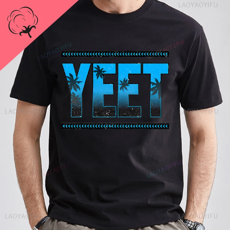 Retro Jey Uso Yeet T Shirt Mens Funny Quotes Wresting Lovers Graphic Summer Casual 100%CottonT-shirt Soft Unisex O-neck Tee Tops