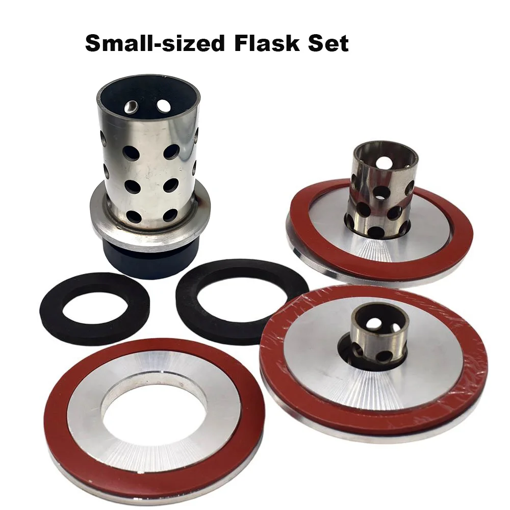 

1.2in/1.5in/2in Small Flask Aluminum Adapter size Adjustment Disc Rubber Gaskets for Jewelry Casting Machine