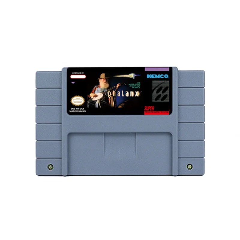 Phalanx Action Game for SNES 16 BitRetro Cart Children Gift