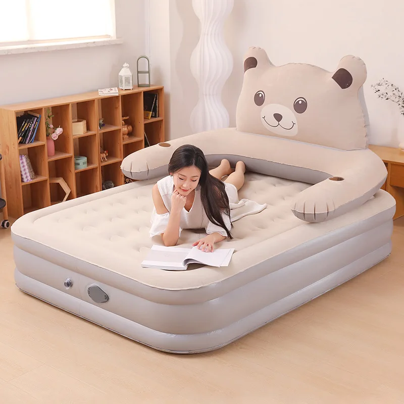 

Hotsale Air Bed With Electric Pump Inflatable Air Mattress Built in Airbed