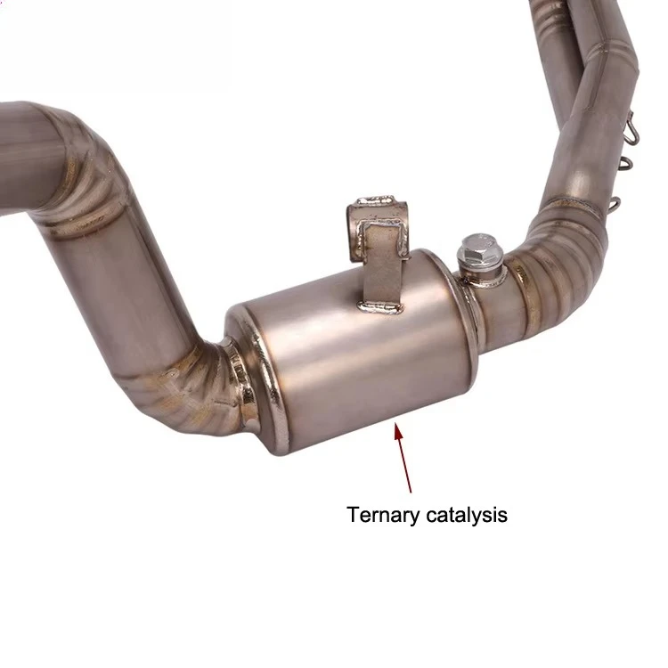 Motorcycle Exhaust System for F650GS F700GS F800GS Adventure Exhaust Front Pipe Titanium Alloy Exhaust Header 6