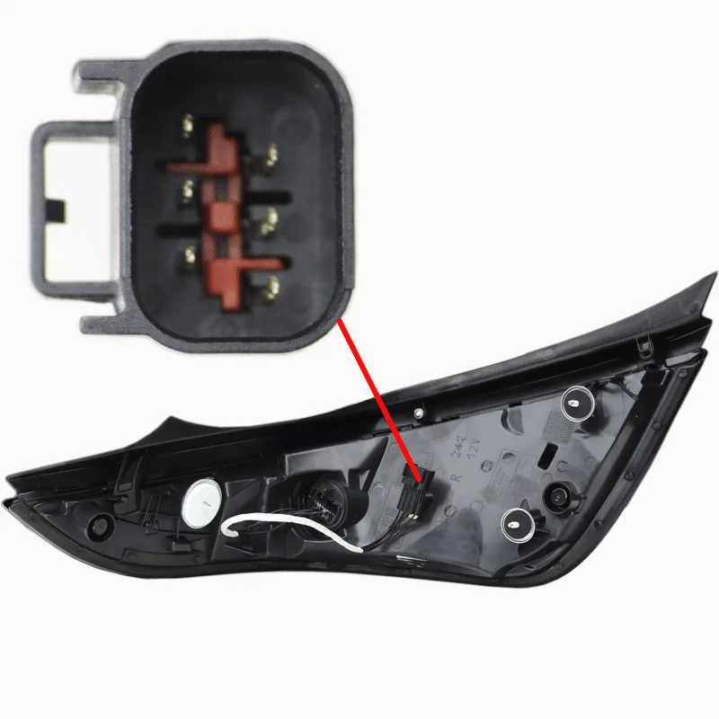 For LED Rear Turn Signal Taillights for XJ 2010-2019-Upgrading & Replacing New Model Red Lens 12V 6000K