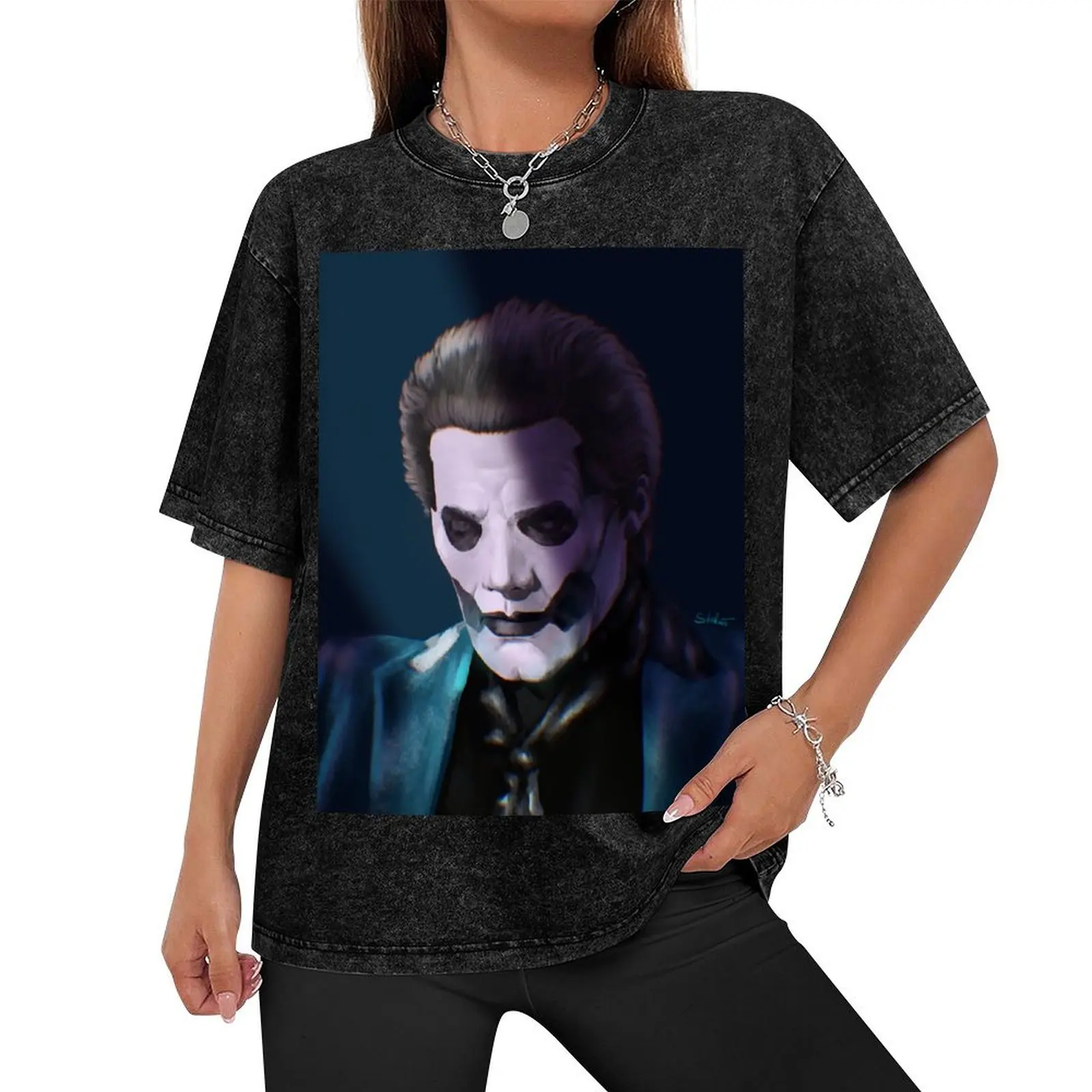 Papa Emeritus IV T-Shirt blacks Blouse boys whites plus size tops mens graphic t-shirts hip hop