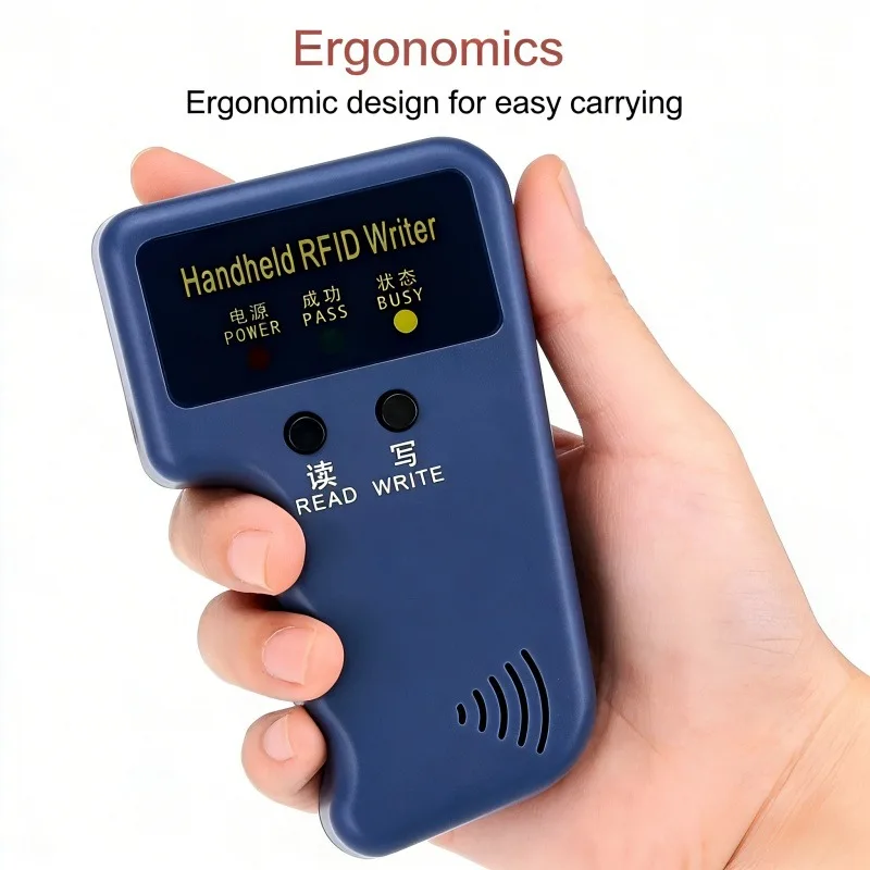 5YOA Handheld 125KHz EM4100 TK4100 RFID Copier Writer Duplicator Programmer Reader EM4305 T5577 Rewritable ID Keyfobs Tags