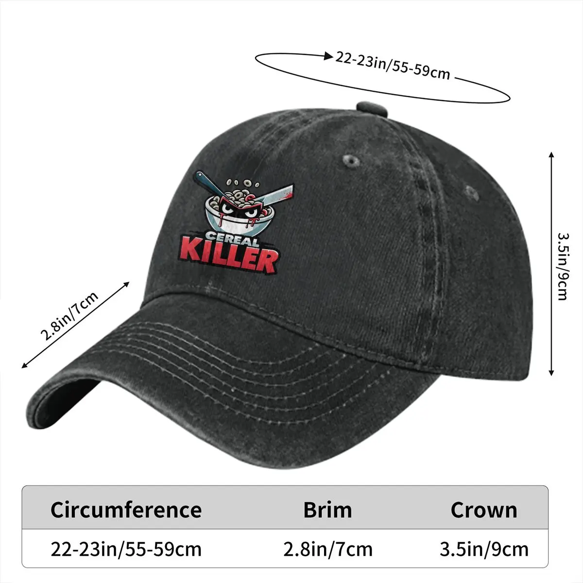 Murderer Knife Baseball Cap Men Hats Women Visor Protection Snapback Cereal Killer Caps