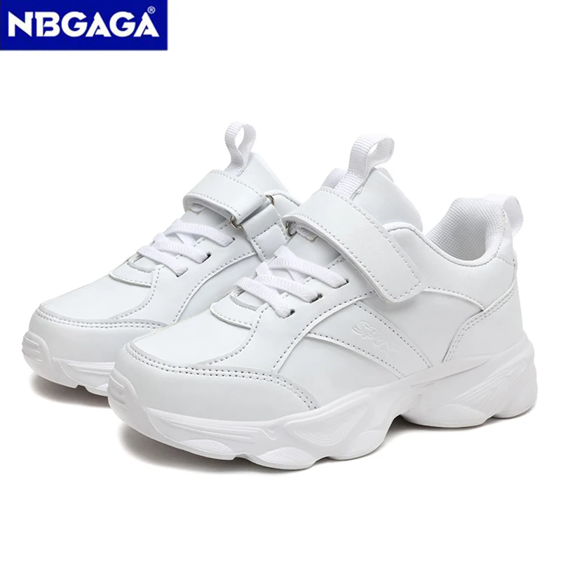 Children\'s Fashion Sports Shoes Breathable Student Black School Walking Shoes Anti-skid Boys& Girls Casual Running Sneaker