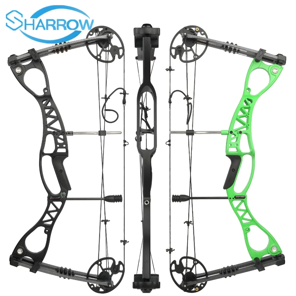 

M126 Compound Bow Kit 0-70lbs Adjustable 320FPS Let-off 80% for Outdooor Arrow Hunting Shooting Archery Pulley Bow Accessories