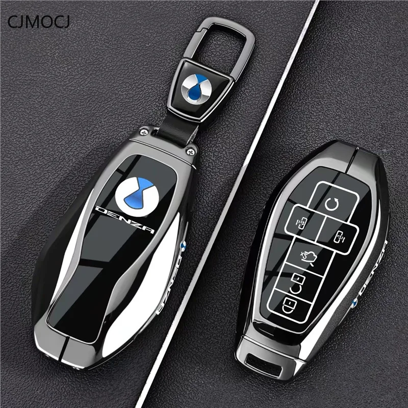 

Чехол для ключей премиум-класса из цинкового сплава для DENZA Z9/Z9GT/N7/N8/N9/D9/D9dmi/D9ev - защитный чехол для ключей, брелок для ключей
