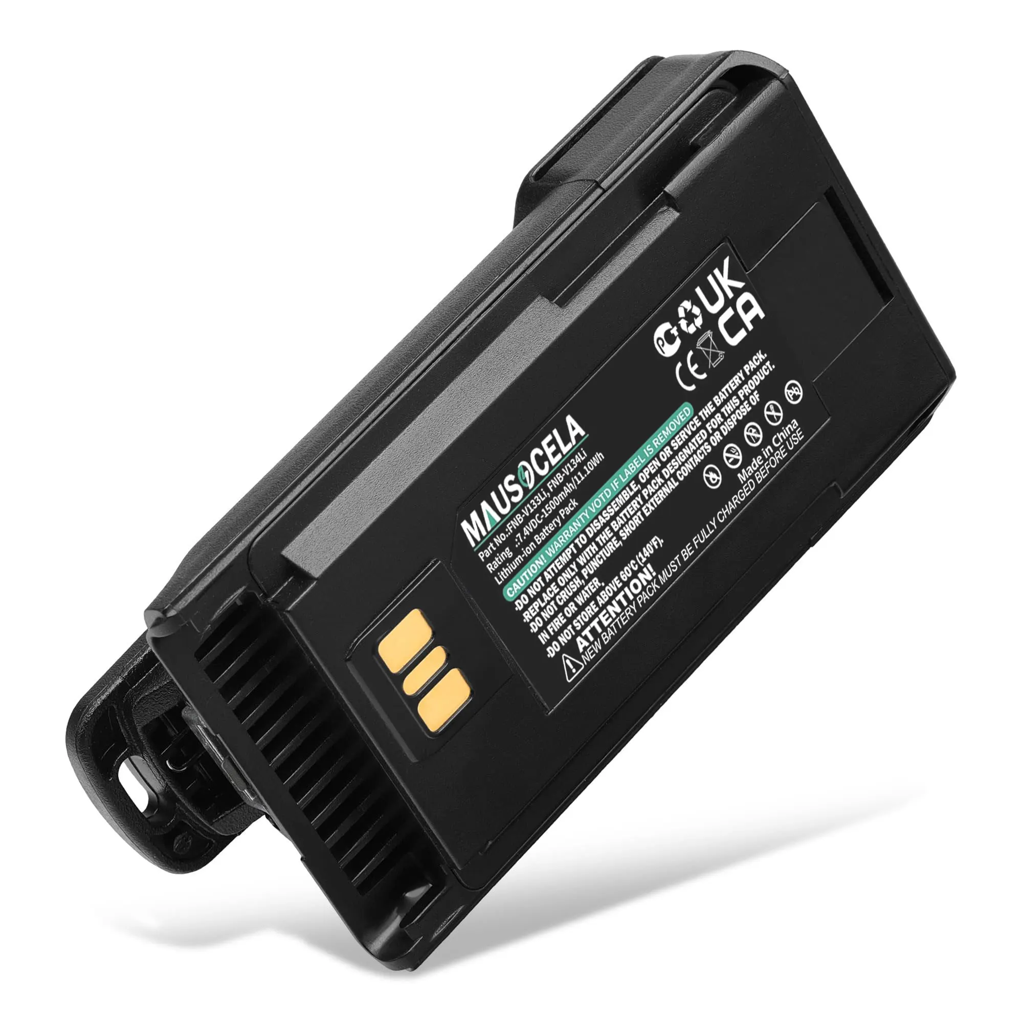 

Two-Way Radio Battery For Motorola:AAJ67X001,AAJ68X001,AAK66X501,FNB-V133Li,FNB-V134Li,FNB-V138Li,VX-261,VX-264,VX-451,EVX-534