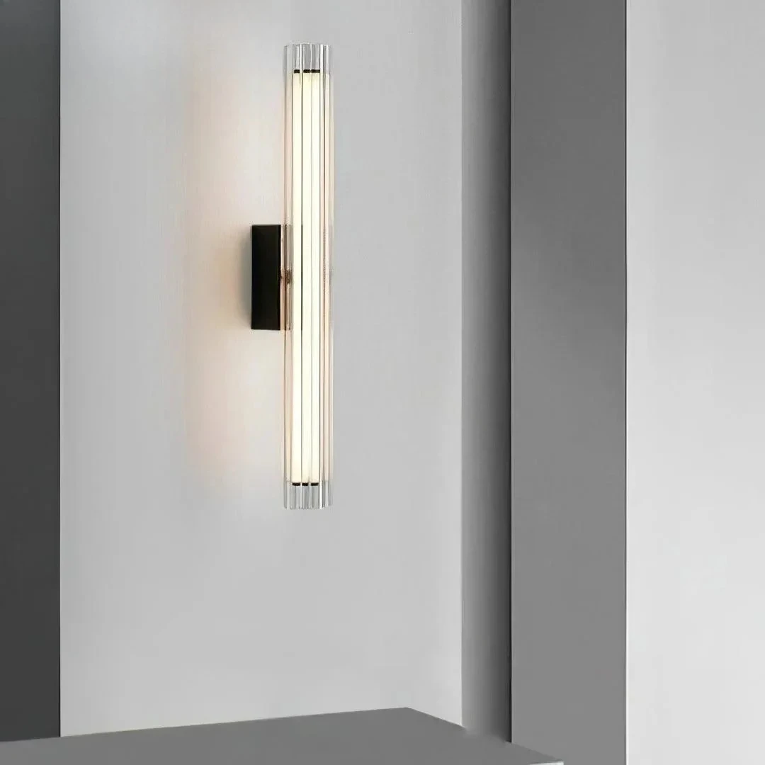 

Modern luxury glass wall lamp villa living room creative corridor corridor hotel designer high-end atmosphere bedside lamp