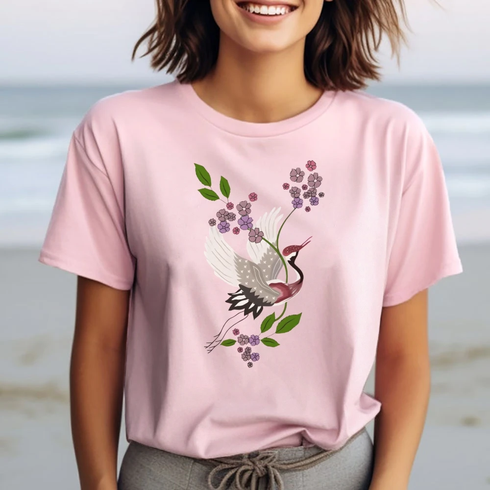 

Campus to Cafe Cotton Top - Vintage Y2K Short Sleeve T-shirt Cute Core, Student Professional Friendly