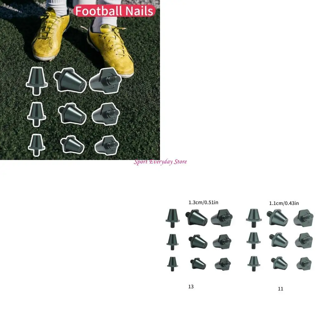 12 pezzi calcio picchi calcio chiodi sostitutivi calcio taglienti calcio in alluminio jome