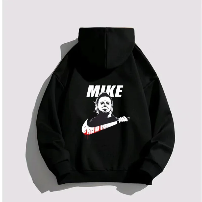 Halloween Michael Myers Hoodie Men Women Horror Movie Hip Hop Hoodies Sweatshirts Coats Pullover Fleece Sweater Brand Clothes